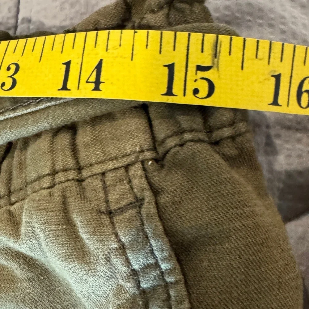 Levi's Tapered Jet Set Pull-On Belted Pants Paper Bag Style Women's size S Y2K‎ - Picture 10 of 11